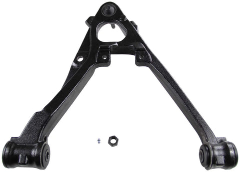 Front view of Front Left Alloy Steel Lower Suspension Control Arm And Ball Joint Assembly RK620888 Direct Replacement Kit