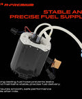 Electric Fuel Pump Module Assembly For Land Rover Range Rover Sport Lr4 With Straight Swap Setup, black fuel pump with hoses.