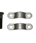 260-4105 Universal Joint Strap Kit with bolts, chrome molybdenum alloy steel for corrosion resistance, top view