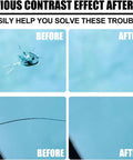 Comparison of windshield chips and cracks before and after using Windshield Crack Repair Kit Two Pack For Chips And Star Shaped Cracks Quick Fix Glass Repair Fluid With Fast Cure Looks Like New In Twenty Minutes Upgraded 2024 Car Window Glass Repair Kit For Home And Auto.