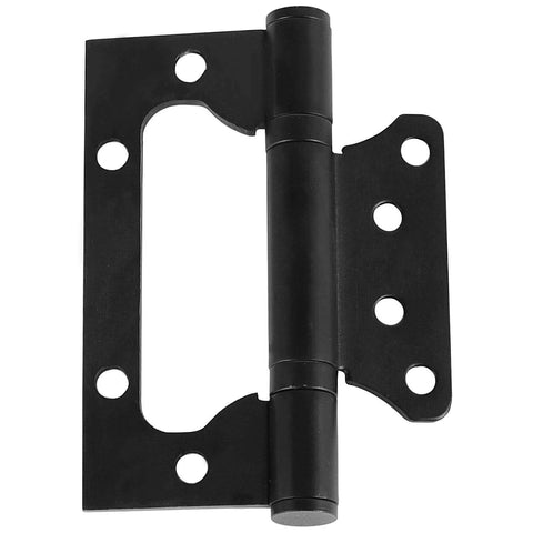 14 Pack Non Mortise Door Hinges Stainless Steel 4 By 3 Inches Black Finish Silent Movement Brushed Surface Includes Complete Mounting Screws Heavy Duty Hinge Set For Doors Rust Resistant Easy Installation
