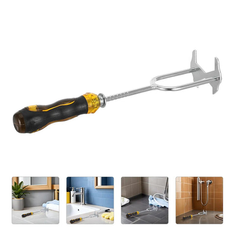 7 In 1 Faucet Wrench Multi Tool Set With Interchangeable Heads, featuring carbon steel and anti slip teeth for plumbing repair
