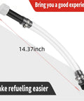 Heavy Duty Racing Fuel Hose Kit For 5 Gallon Jugs With Upgraded Bend Pipe And Trigger Hose Bottle Opener