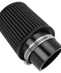Black air filter from Performance Upgraded Air Filter Adapter Intake Spark Plug Kit For Predator 212cc 6.5HP Baja MB165 MB200 Mini Bike Go Kart