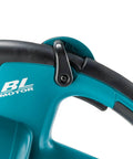Close-up of handle on 3-In-1 Cordless Leaf Blower Vacuum Mulcher, 18V LXT Brushless Tool Only, showing ergonomic design.