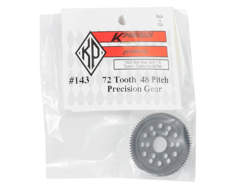 72 Tooth Spur Gear For RC Cars 48 Pitch Part 143 Built In The USA And Ready To Roll Works With Associated B44x Mini MGT in packaging