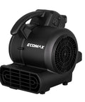 Pro Grade 950 CFM Air Mover With 3 Speed Settings and 3 Blow Angles for water damage restoration and carpet drying side view