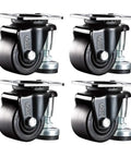 Dang Tough Heavy Duty Furniture Casters Set Of 4 featuring steel plates and nylon wheels for effortless couch sliding.