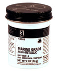 Non Metallic Anti Seize Compound Paste For Marine Use 2 Oz Brown ABS Approved Highly Water Resistant in container