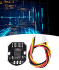 AS5048A Magnetic Encoder 14 Bit High Precision Position Sensor With PWM SPI Interface For Brushless Motor And Motion Control System Dead On Accuracy 360 Degree Non Contact Magnetic Readout, small PCB module with wiring cable