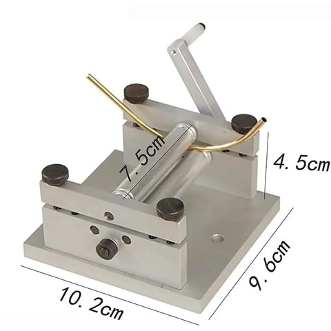 Badass Diy Manual Plate Rolling Machine For Smooth Metal Bending And Aluminum Sheet Curving Precision 60 Mm Hand Crank Roller Rig For Railroad Models And Solid Shop Projects