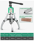 Heavy Duty Hydraulic Gear Puller, 30 Ton Bidirectional Separator Tool with adjustable jaws, 400mm pull distance.