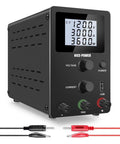 AC To DC Adjustable Laboratory Switching Power Supply 30V 60V 120V For Laptop Phone Computer And PCB Repair And Charging 120V3A Black
