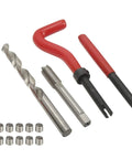 15 Piece M10x1.0x13.5mm Thread Repair Kit With Metal Drill Bit Tap And Threaded Inserts Installation Tool Set For Onsite Machine Repair
