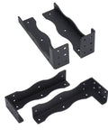 Heavy Duty Floating Shelf Bracket Made Of Carbon Steel Built Tough Rust Resistant Frosted Black Finish Wall Mounted Shelf Bracket