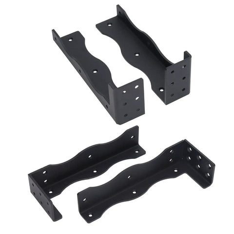 Heavy Duty Floating Shelf Bracket Made Of Carbon Steel Built Tough Rust Resistant Frosted Black Finish Wall Mounted Shelf Bracket