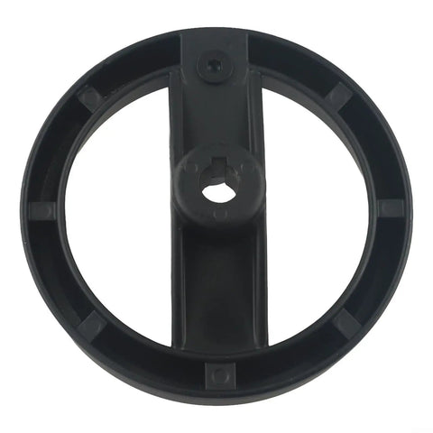 Heavy Duty Foldable Spoke Handwheel Aluminum Alloy With Revolving Handle For Milling Machine Lathe Grinder Black 12mm Bore 125mm OD