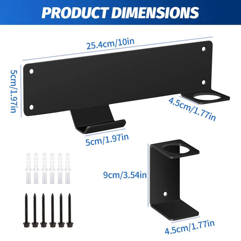 Wall Mount Jack Stand Rack Organizer For Hydraulic Floor Jacks Heavy Duty Holder And Brackets with screws and anchors