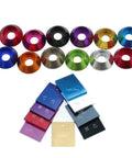 Heavy Duty Aluminum Fender Washers Set Five Pieces Color Aluminum Alloy Cup Head and Cylindrical Head Hardware variety