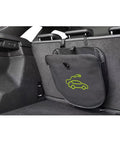 Keep Your Setup Tight With This Roll Out Ready EV Cable Tote designed for secure storage in vehicle trunks.