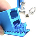 Close-up of Beefy Heavy Duty Auto Dent Repair Kit with blue mixed size pullers for car body dent removal