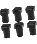 Six Pack Aluminum Bench Dog Clamps For Workbench Holes 19mm Non Slip Table Stop Clamps Set For Tight Grip Workholding Prevent Slippage Easy Workholding And Quick Setup