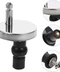 Sturdy Right Angle Toilet Seat Hinge Fixings Quick Release Hinges Fittings Rubber Fix Blind Hole Expanding Cover Bracket DIY
