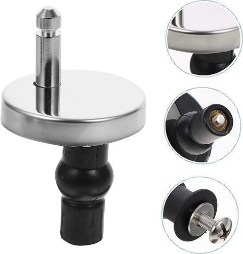 Sturdy Right Angle Toilet Seat Hinge Fixings Quick Release Hinges Fittings Rubber Fix Blind Hole Expanding Cover Bracket DIY
