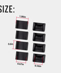 Toyota 4Runner Door Check Hinge Stop Bracket Repair Kit DIY Rebuild For 1996 1997 1998 1999 2000 2001 2002 With 8 Pieces Latches