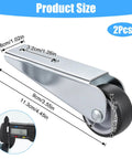 Heavy Duty Vertical Gate Support Track Rollers And Wheels For Smooth Sliding Patio Doors Anti Sag Fence Hardware Two Piece Setup Glides Like Butter Guaranteed, shown with measurements.