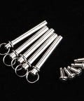 17mm Fan Rivet Nuts And Fasteners Kit For Hand Fans Repair shown with metal shafts and rivets, DIY Tools.