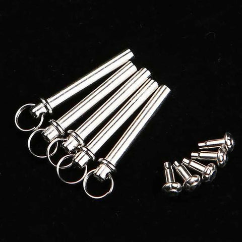 17mm Fan Rivet Nuts And Fasteners Kit For Hand Fans Repair shown with metal shafts and rivets, DIY Tools.
