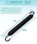 Right Hand Drive Deck Idler Spring For 48 To 52 Inch Zero Turn Mowers Replaces 483247 showing product dimensions