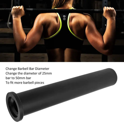 Adapter Sleeve No Frills Converts 1 Inch Standard To 2 Inch Weight Posts, Fits 25mm To 50mm Barbell Posts, gym setting