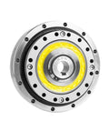 Front view of SHF 25 I High Precision Strain Wave Gear Reducer for automation robots and medical stepper motors by Harmonic Drive