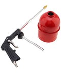 Rugged Pneumatic Cleaning Spray Gun With 6mm Nozzle And 750ml Aluminum Cup for heavy grease and road grime removal.