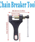 Pro Grade Heavy Duty Chain Breaker Tool Built Tough For 420 To 530 Roller Chains Across Motorcycle ATV Dirt Bike Mini Bike