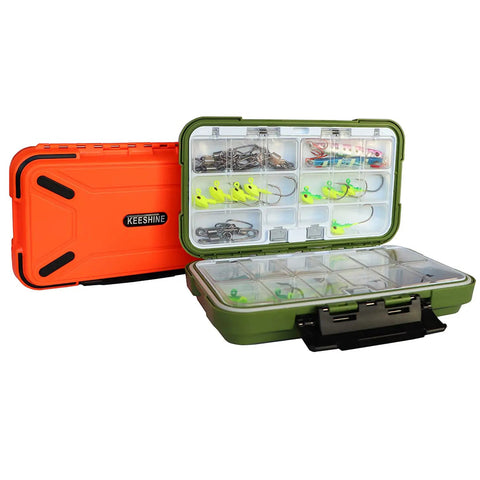 floatable tackle box Floating Double Sided Fishing Tackle Box for Lures ✓