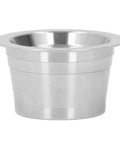 Sleek Stainless Steel Reusable Coffee Capsules With Dual Mesh Screens Refillable Pods For Single Cup Brewers