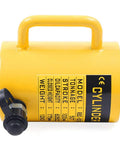 Beefy 50 Ton 4 Inch Stroke Hydraulic Cylinder Jack Ram 10000 PSI Single Acting Lift System With Chromium Plated Piston Heavy Duty Design For Auto Shop And Workshop Lightweight Yet Sturdy 635cc Capacity yellow single-acting hydraulic cylinder jack ram with handle and side port