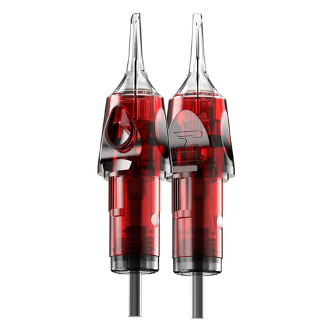 Top Shelf 5RL Round Liner Tattoo Needle Cartridges, 20Pcs Disposable With Membrane, 316L Stainless Steel, Universal Fit, close-up
