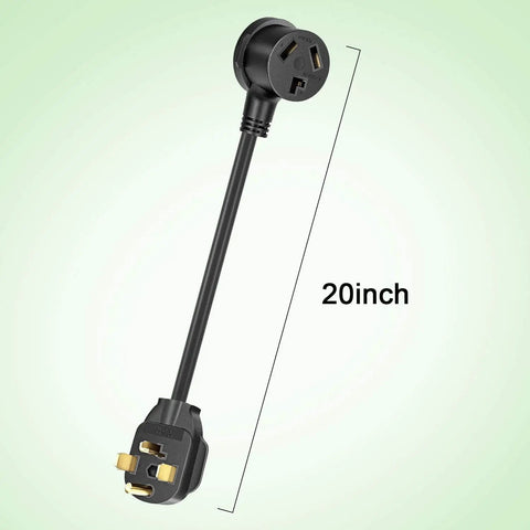 DIY Dryer Outlet Adapter Ideal For Moving Into A New House Converts 14-30P Four Prong Dryer Plug To 10-30R Three Prong Outlet