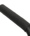Close-up of Heavy Duty T Bar Row Barbell Handle grip for Home Gym, high strength iron attachment for bent over rows and hip squats.