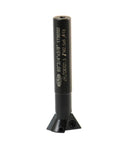 Top Notch 3/4 Inch Indexable Dovetail Cutter 60 Degree Weldon Shank With Torx Locking Inserts showing a metal cutting tool with a triangular tip.