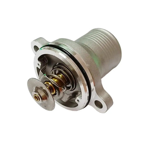 Heavy Duty Engine Coolant Thermostat Housing Assembly Direct Replacement For Perkins 1103 1104 Series, detailed view of thermostat mechanism.
