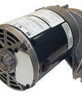 High-Torque 1/4 HP AC Parallel Shaft Gear Motor, 12 RPM, 115V 60Hz, 3.1A, side view of motor housing and mount