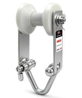 1100 Lb Heavy Duty Pipe Trolley For 1.37 To 2.36 In Round Pipe Overhead Garage Lift with Quiet Nylon Roller and Sealed Bearings