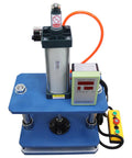 Built Like A Tank 1102 Pound Pneumatic Punch Press With Digital Display Controller for smooth sheet metal fabrication.