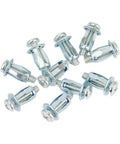 Hollow Wall Anchor Kit For Drywall And Plasterboard Galvanized Carbon Steel Toggle Bolts With Screws M5 And M6 Rust Resistant Nut Sleeve Fasteners DIY Friendly Easy Install And Heavy Duty Mounting Hardware, eight anchors