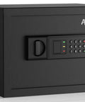 0.8 Cubic Foot Electronic Safe With Digital Keypad For Home Or Office, Heavy Duty Steel Security Safe Built Like A Tank, Side View